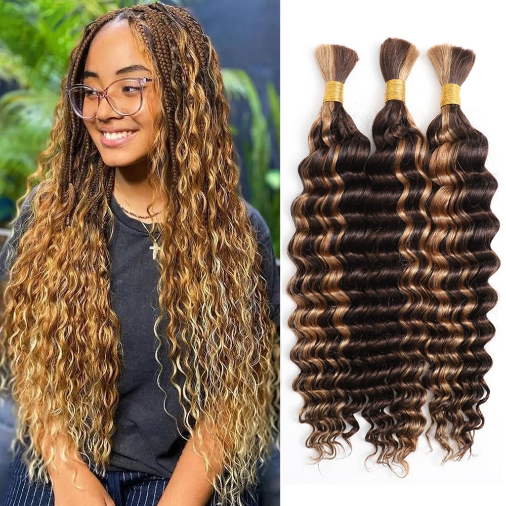 Dreadlock Extensions - 100% Human Hair, Handmade Permanent Locs | 30 Strands, 4 Inch, Can Be Dyed & Curled