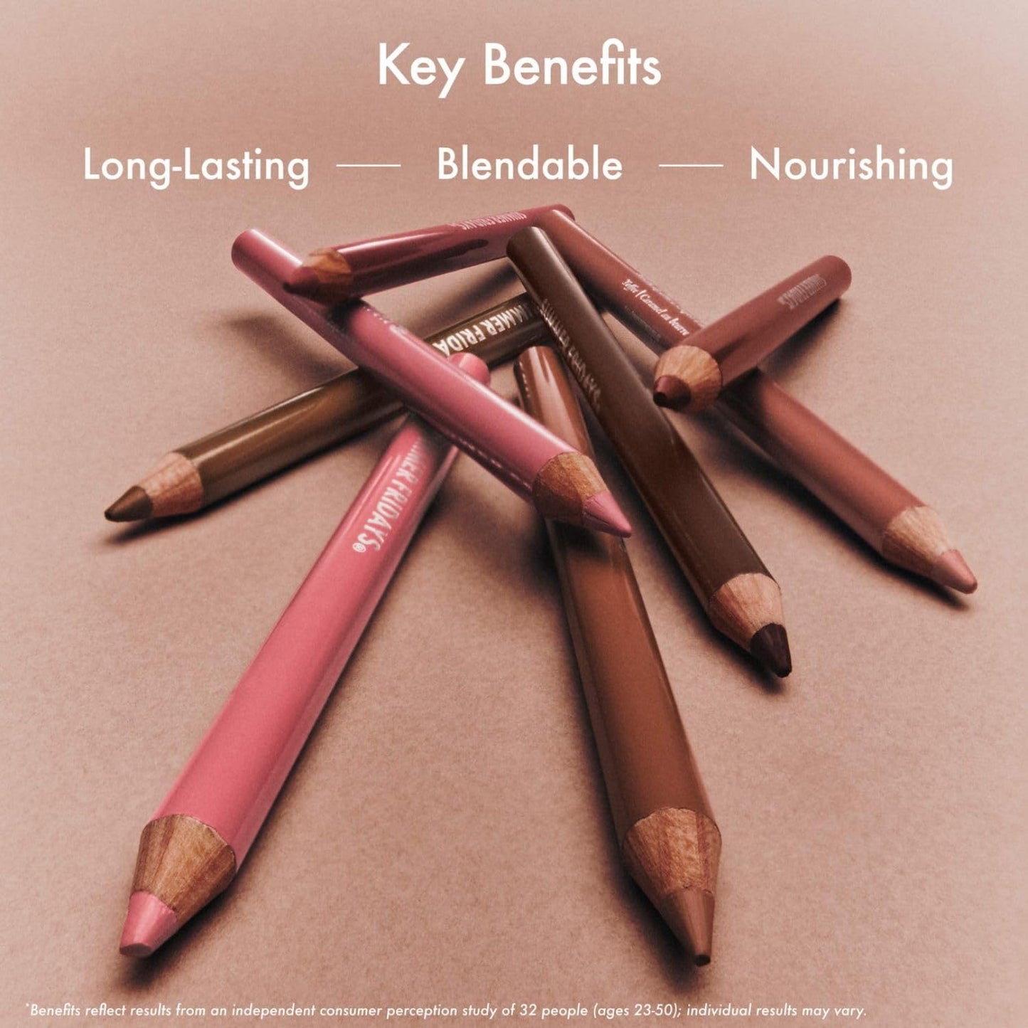 SoftLine Lip Liner Pencil - Creamy Matte Lip Definition with Hyaluronic Acid & Jojoba Oil | Cinnamon (1.02 g)