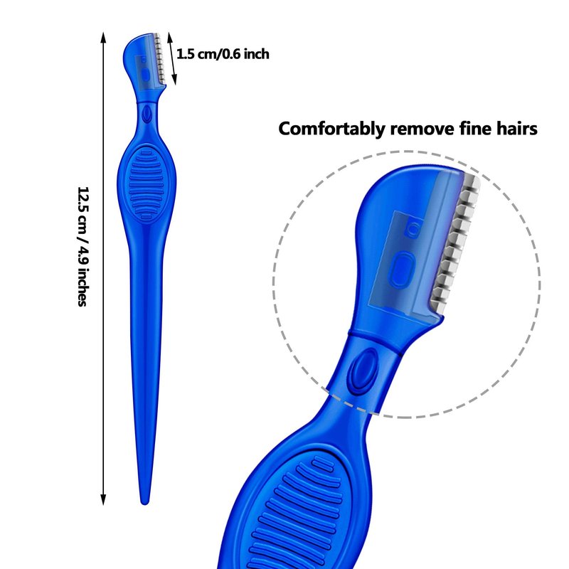 Mudder 28 Pcs Eyebrow Razor Knife Shaver Trimmer Shaver Multipurpose Exfoliating Tool Facial Hair Removal for Women Valentine Gift Giving