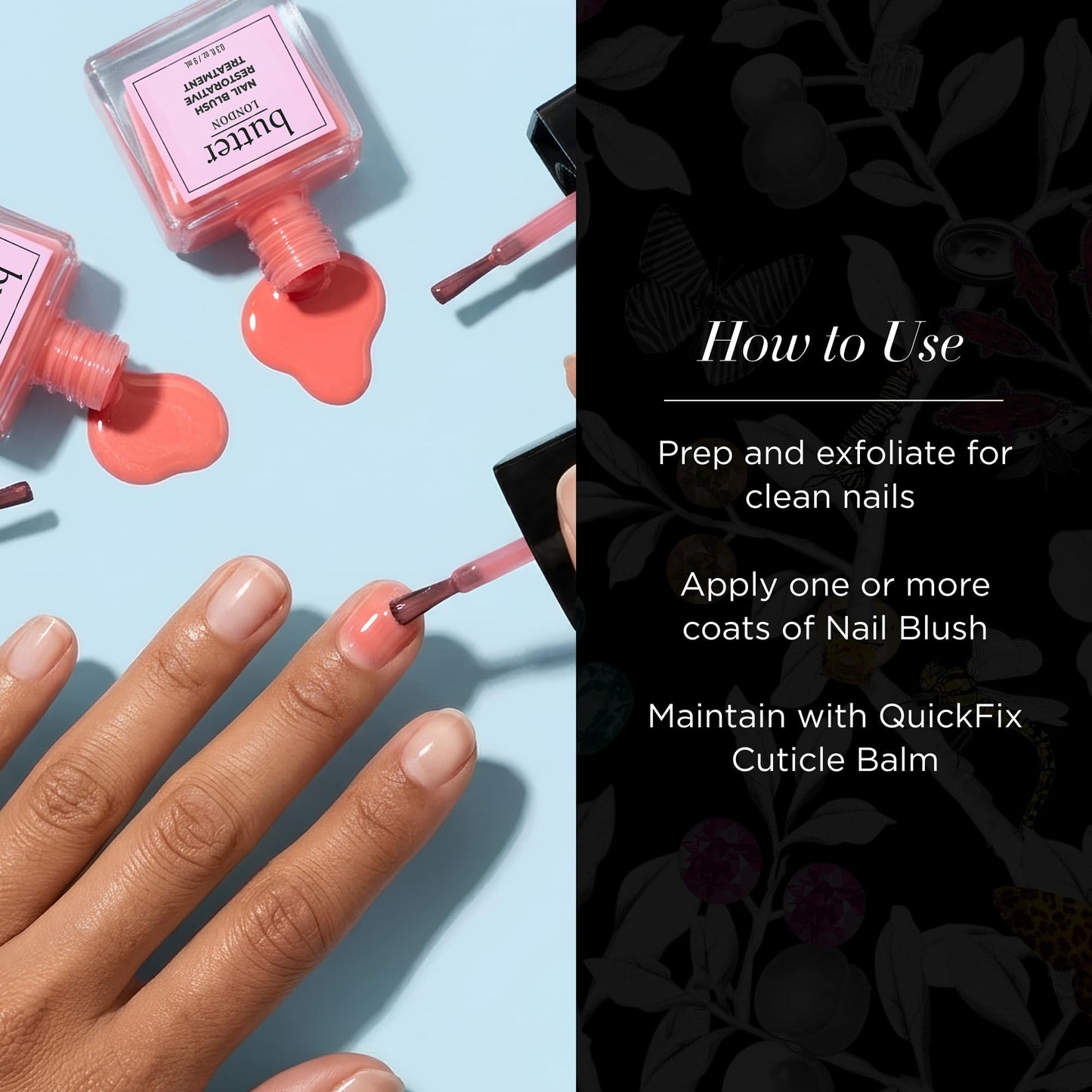 butter LONDON Nail Blush Restorative Strengthener, Tinted Sheer Nail Treatment - Sheer Buildable Color & Strengthening Treatment for Damaged, Weak, Brittle & Overworked Nails - Sunset Glow