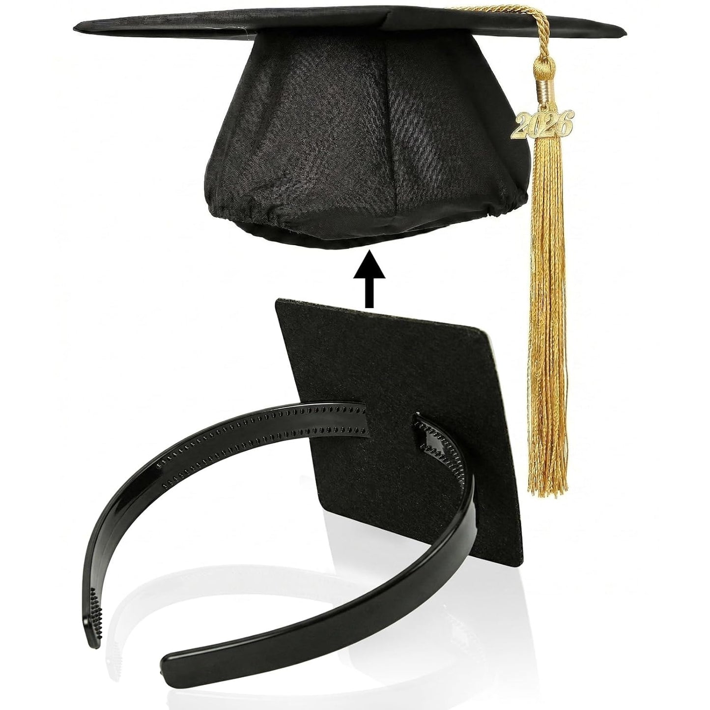 Graduation Cap Headband - Firm Anti-Fall Hairband for Graduates | Perfect Gift for Students & Women