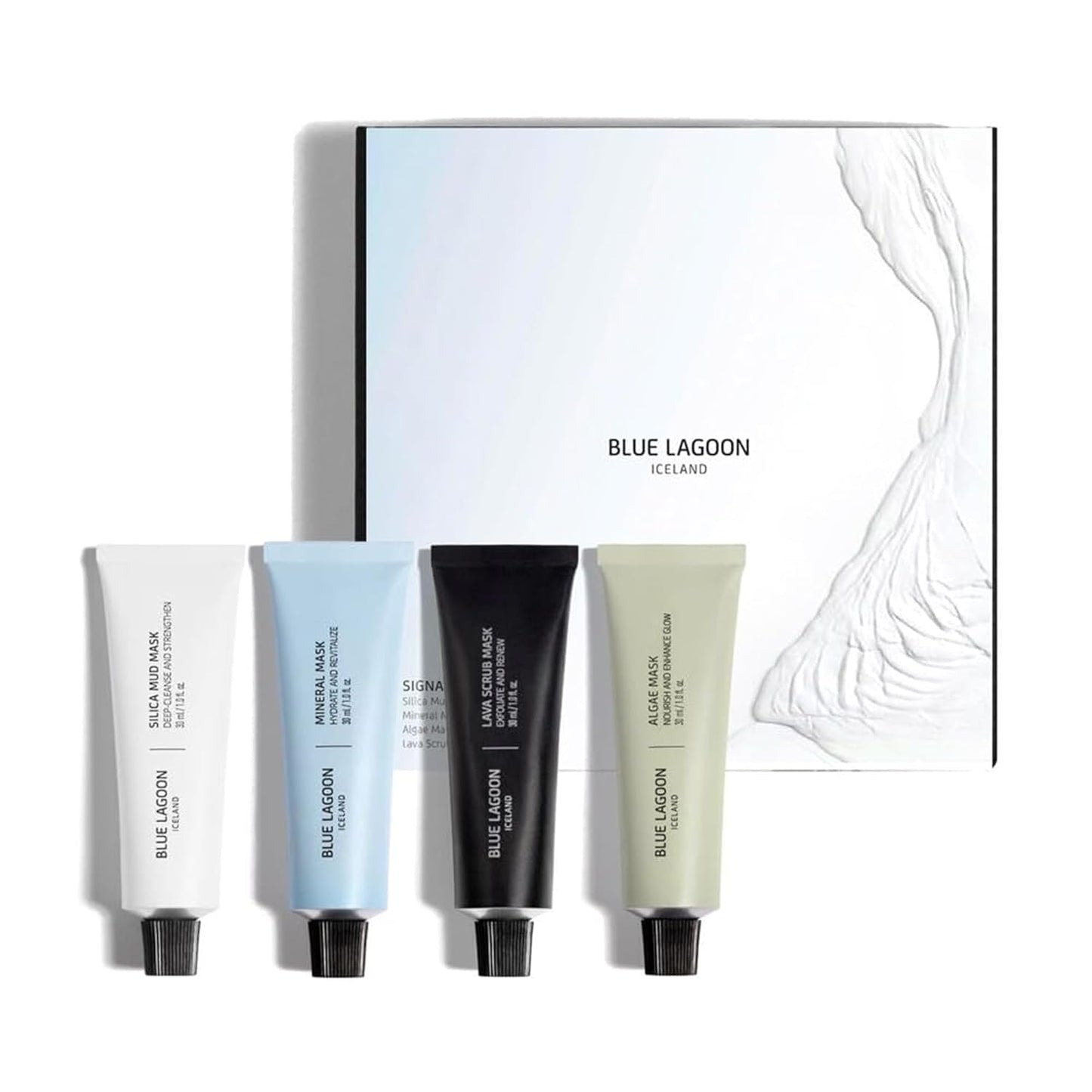 Signature Masks Travel Set - Sustainable Bioactive Luxury Skincare | 4-Piece Set (1 oz Each)