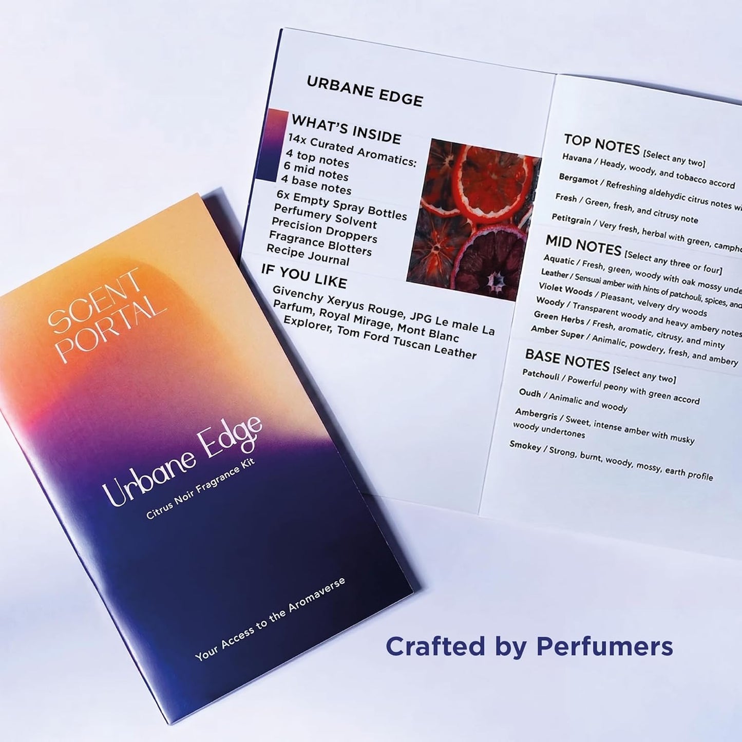 Perfume Making Kit - Create Your Own Signature Fragrance with 14 Ingredients, Spray Bottles & Guide | Unisex Noir Scents