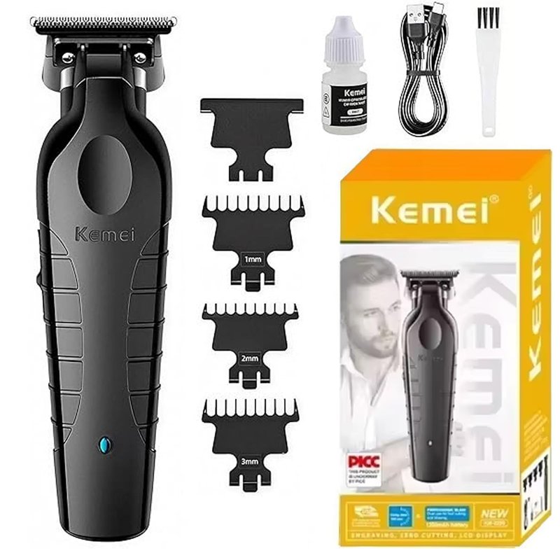 KEMEI Hair Clipper 2299 Professional Hair Clippers for Men Professional - Cordless&Corded Barber Clippers for Hair Cutting & Grooming Rechargeable Beard Trimmer