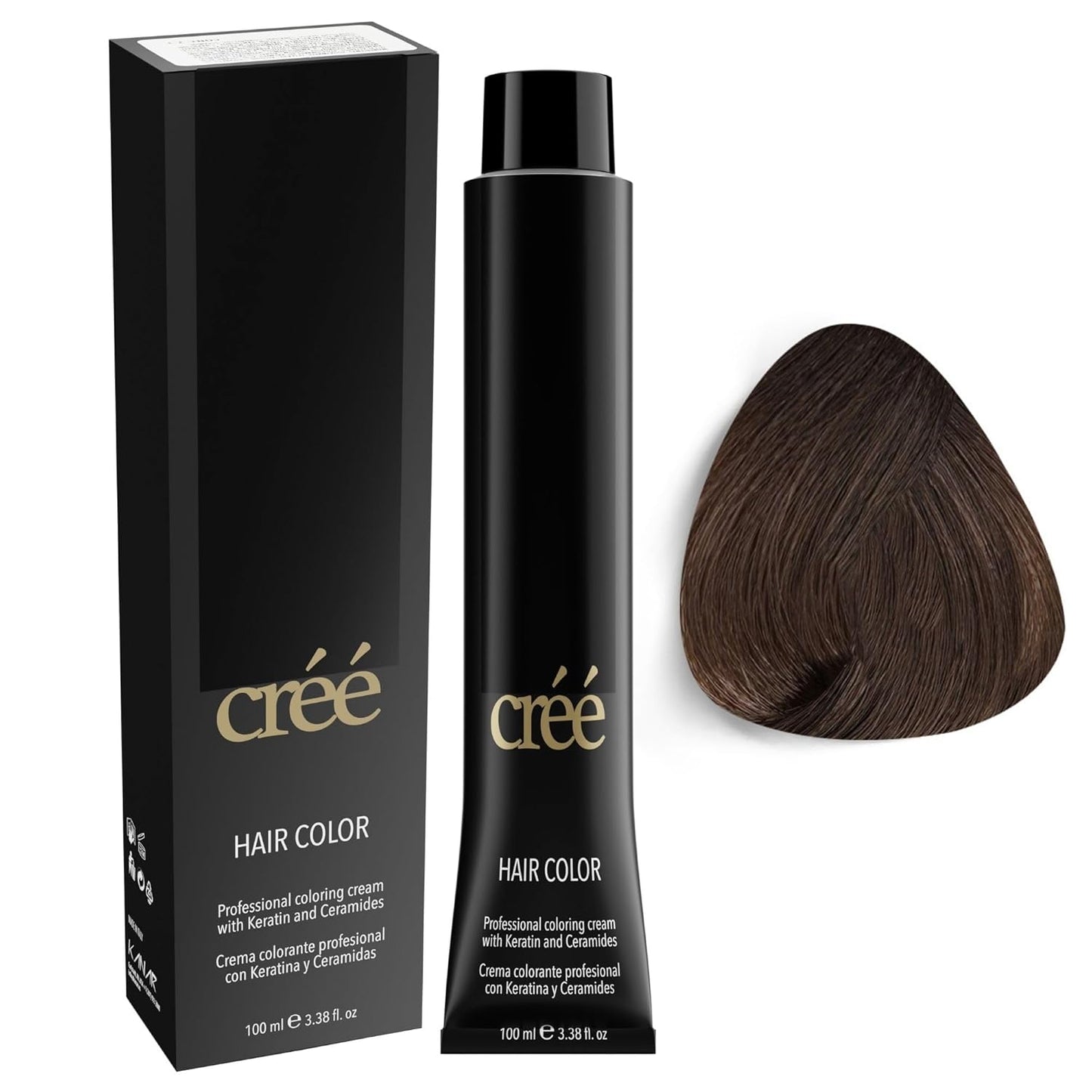Black Permanent Hair Color - Long-Lasting, Rich Vibrant Formula for 100% Gray Coverage | 3.4 fl. oz.