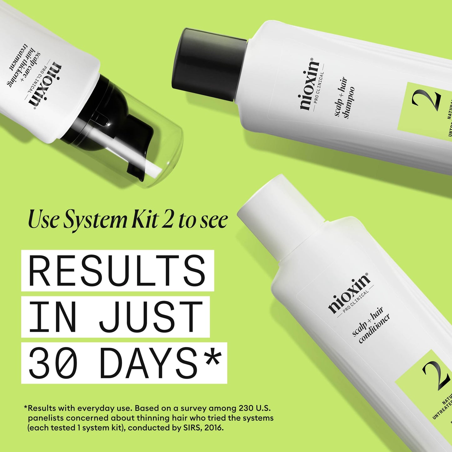 Nioxin System 2 | Scalp Care | Leave-In Treatment | For Natural Hair