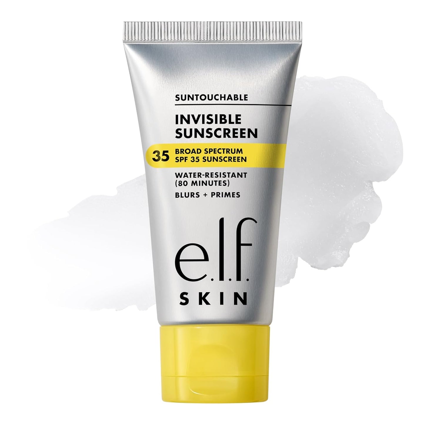 e.l.f. SKIN Suntouchable Invisible SPF 35 Sunscreen - Lightweight Gel for Daily Use | Vegan & Cruelty-Free