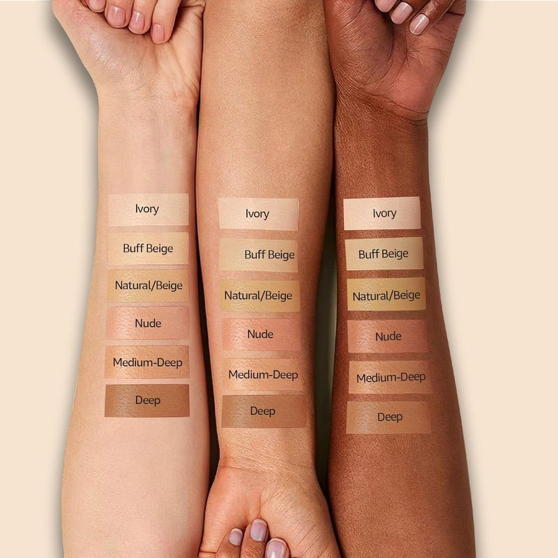 CC Cream for Mature Skin - Self-Adjusting Face Makeup for Glowing Complexion | Moisturizing Concealer (Medium, 3.21 oz)