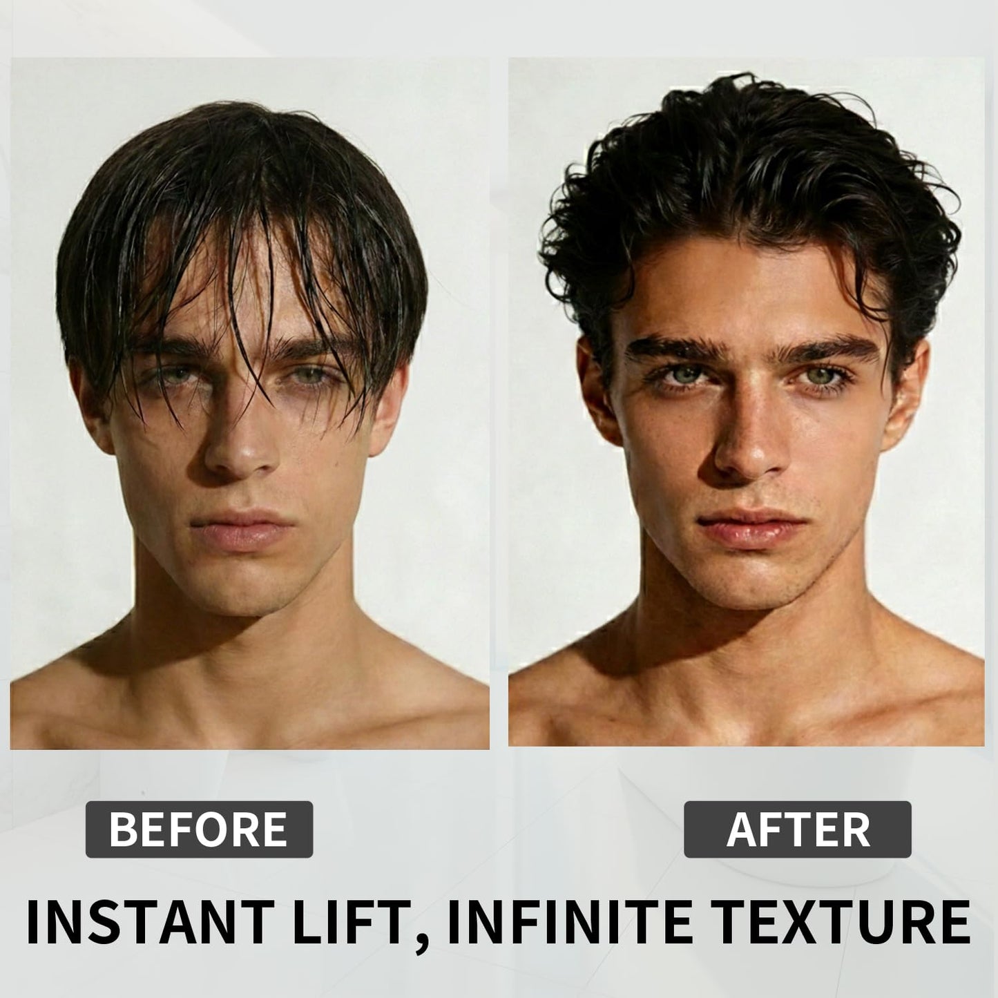 Texturizing Comb Set - Volumizing Hair Styling Tool for Fluffy Layered Hairstyles | 2 Pcs Wide-Tooth Design