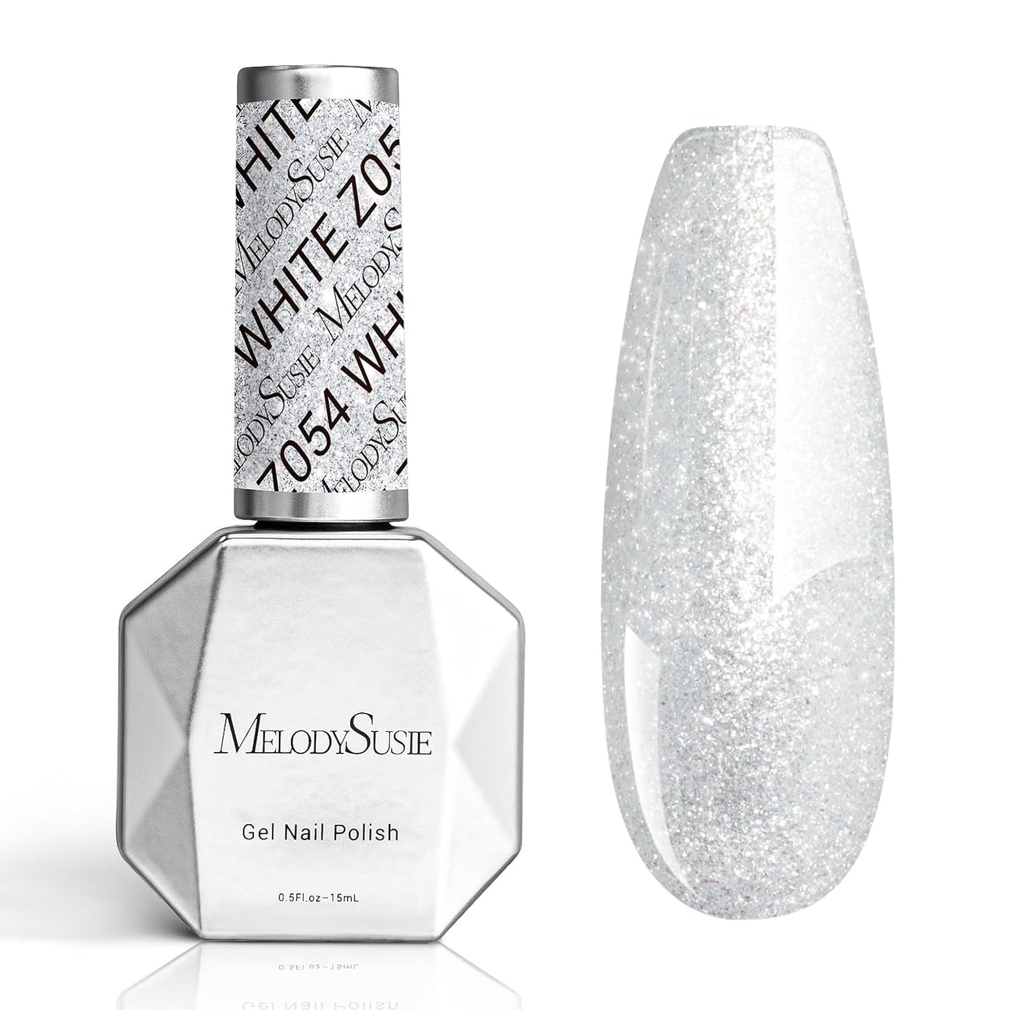 Thick Snow White Gel Nail Polish - 15ML Soak Off UV LED for DIY Nail Art & Manicure | Perfect Christmas Gift