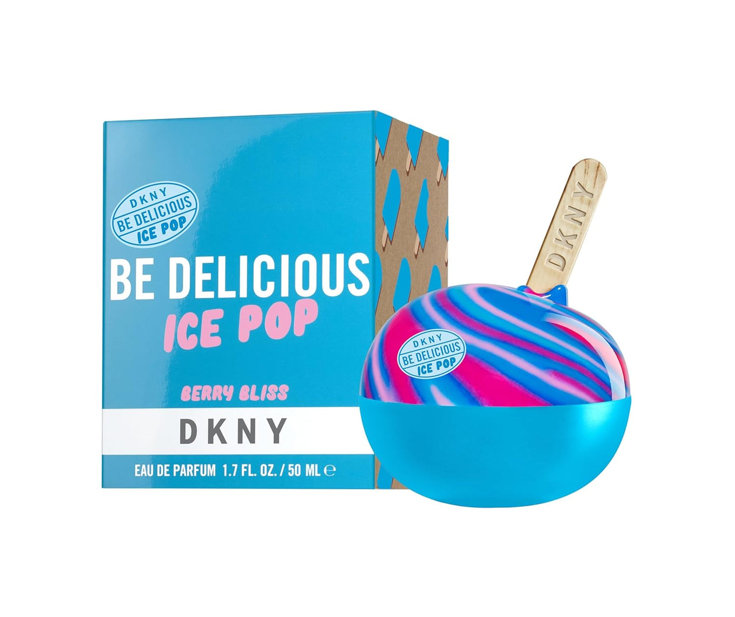 Be Delicious Ice Pop Eau de Parfum Spray for Women - Berry Bliss, 1.7 Fl. Oz.