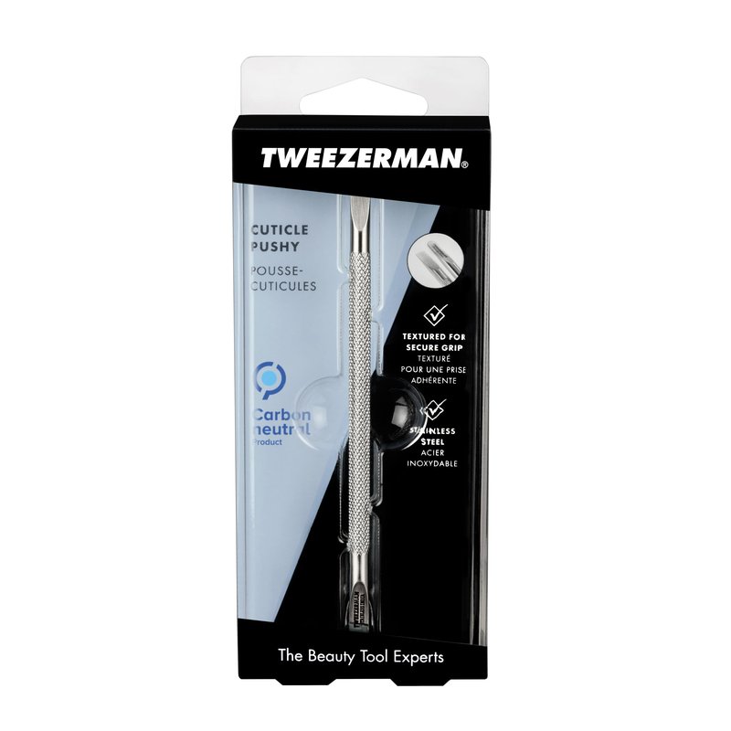 Tweezerman Cuticle Pusher and Nail Cleaner (Stainless Steel)