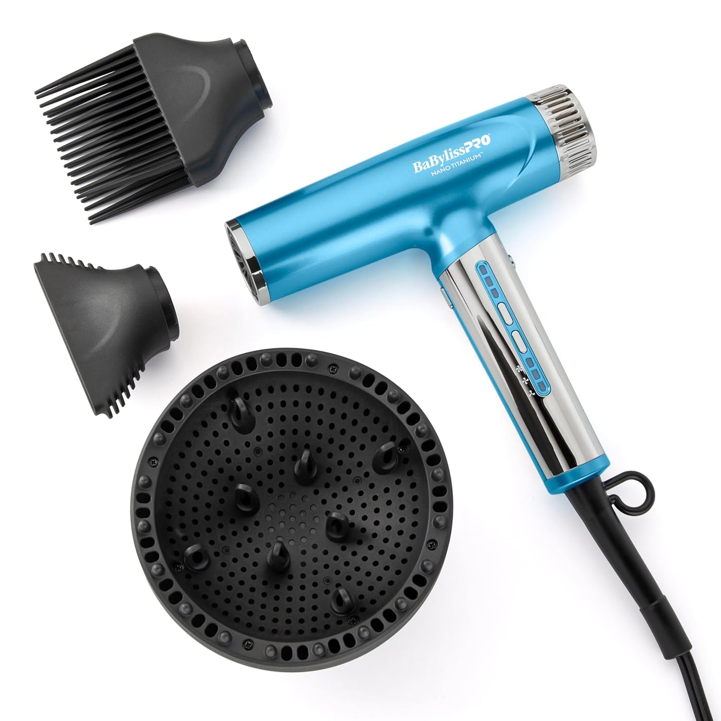 BaBylissPRO Hair Dryer - Nano Titanium Ionic Dual-Voltage | Lightweight & Compact Design