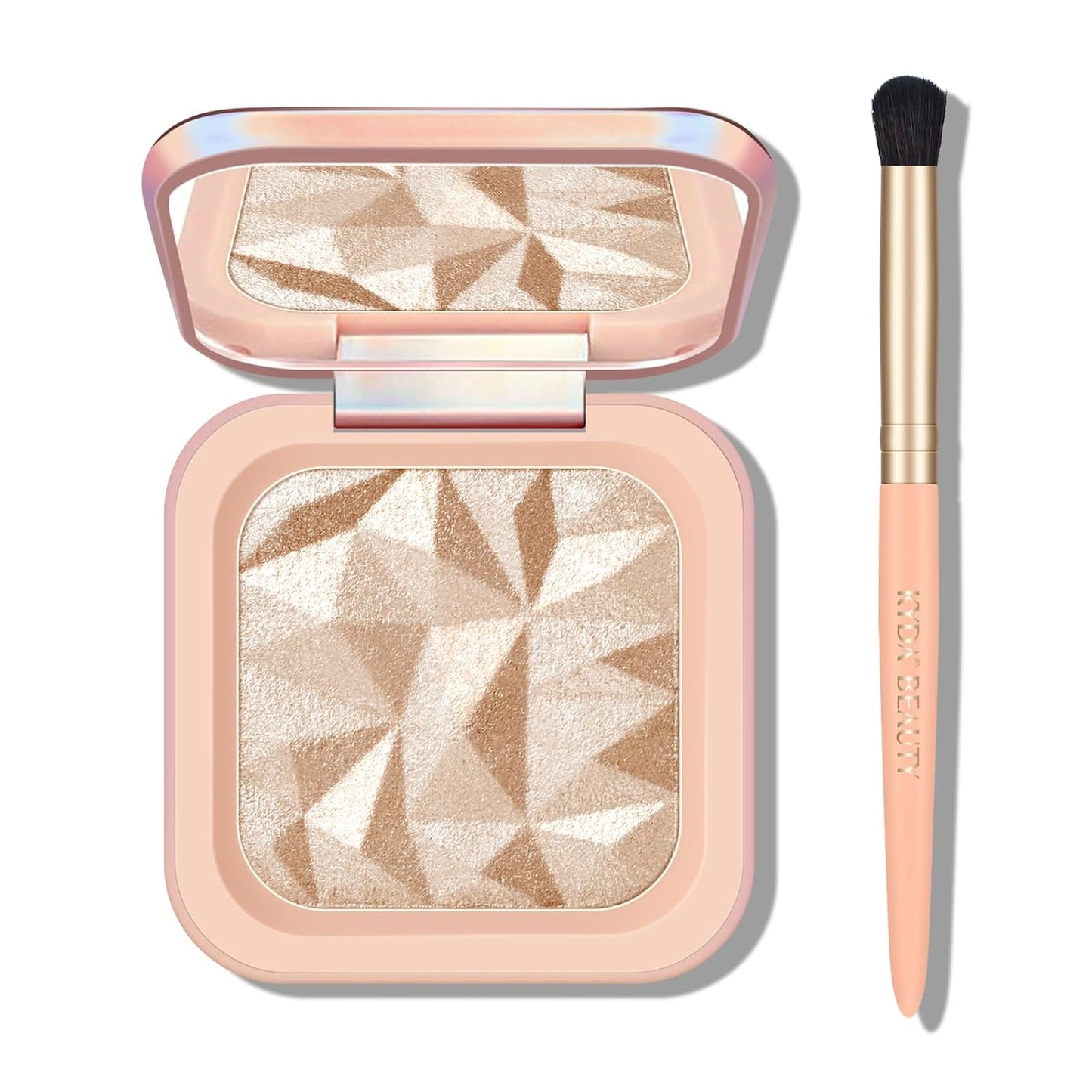 Luminous Face Highlighter Palette - Radiant Glow with Pearl Shimmer | Smooth Baked Powder for Natural Finish