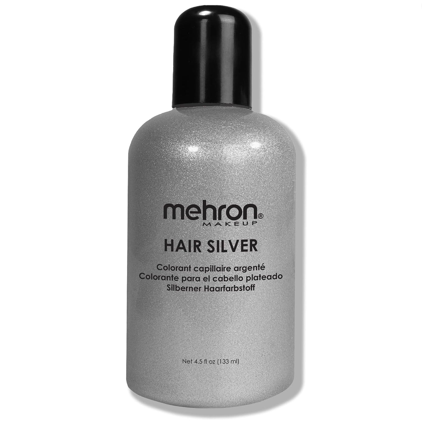Mehron Makeup Hair White & Silver Color | 4.5 oz Professional Hair Paint