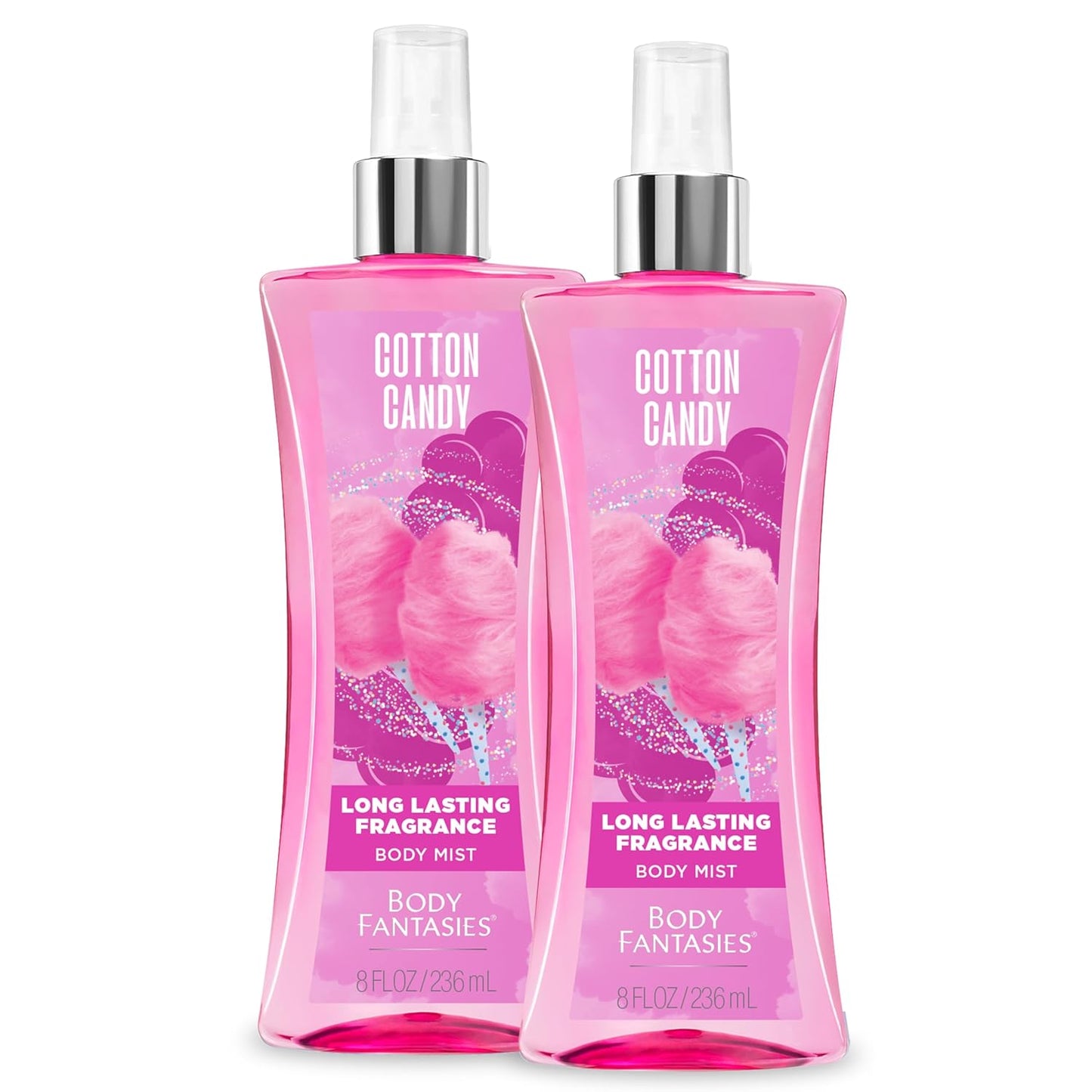 Body Fantasies Fresh White Musk Body Spray - 8 fl oz | Pack of 2
