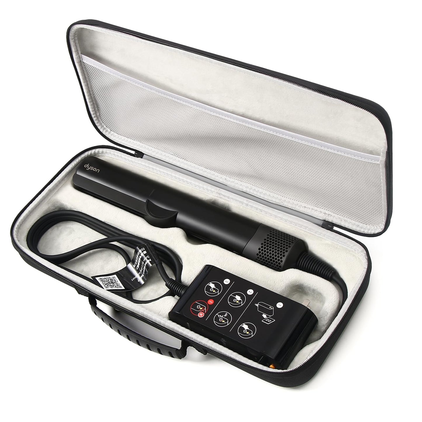 Guganas Hard travel Case Compatible with Dyson Airstrait Straightener, Carrying storage Bag for Airstrait HT01.