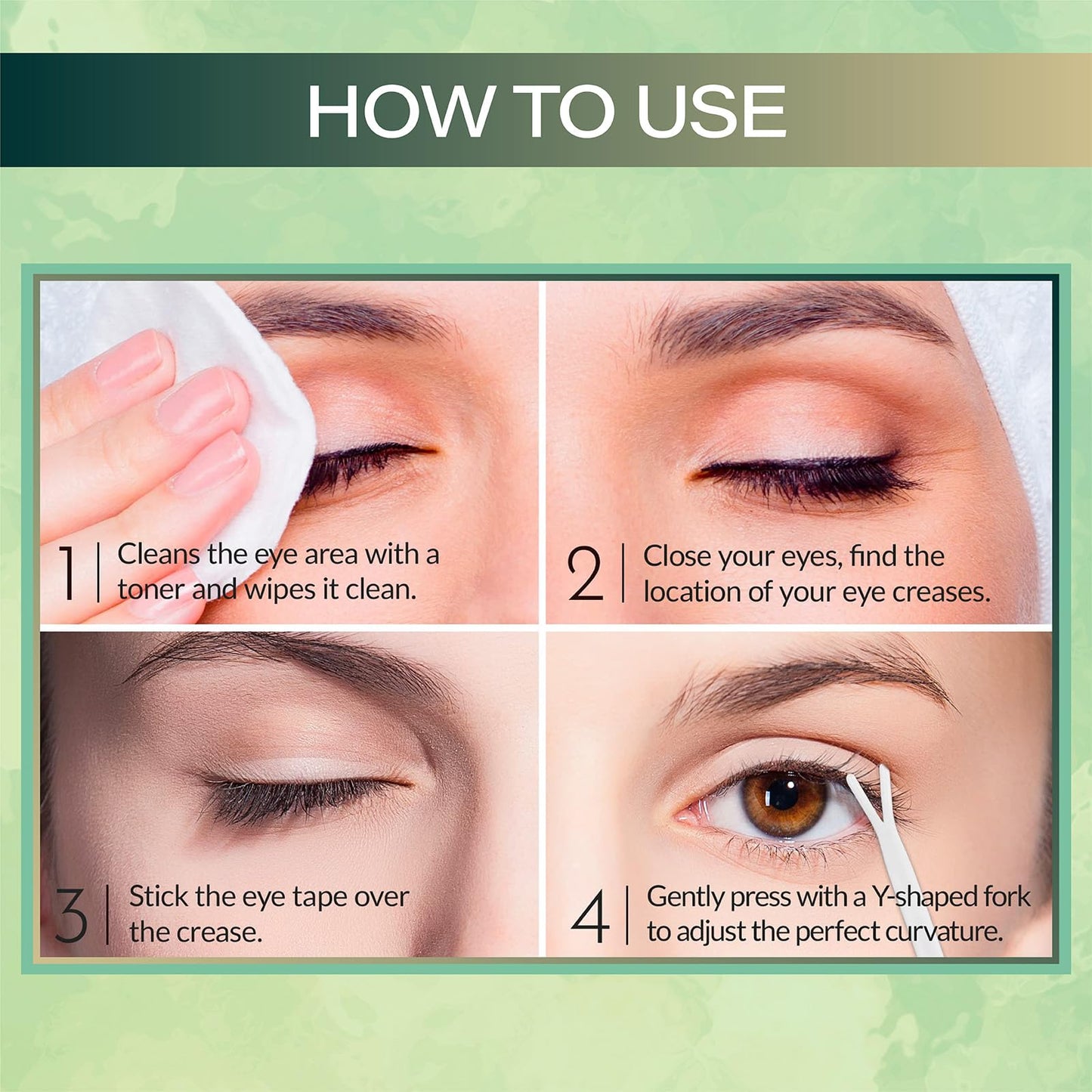 Eyelid Tape, 480Count Eyelid Lifter Strips, Eyelid Tape for Hooded Eyes Invisible, Waterproof Double Eyelid Tape, Suitable for Uneven or Monolids, Instant Eye Lift Without Surgery
