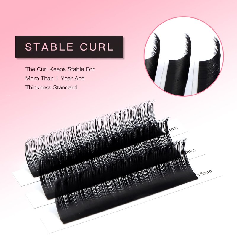 TDANCE Lash Extension Matte Black Eyelash Extension C CC D DD J B L Curl Volume & Classic Lash Extensions 0.03-0.18mm Thickness Professional Salon Use(0.18-CC,8-15 mm)