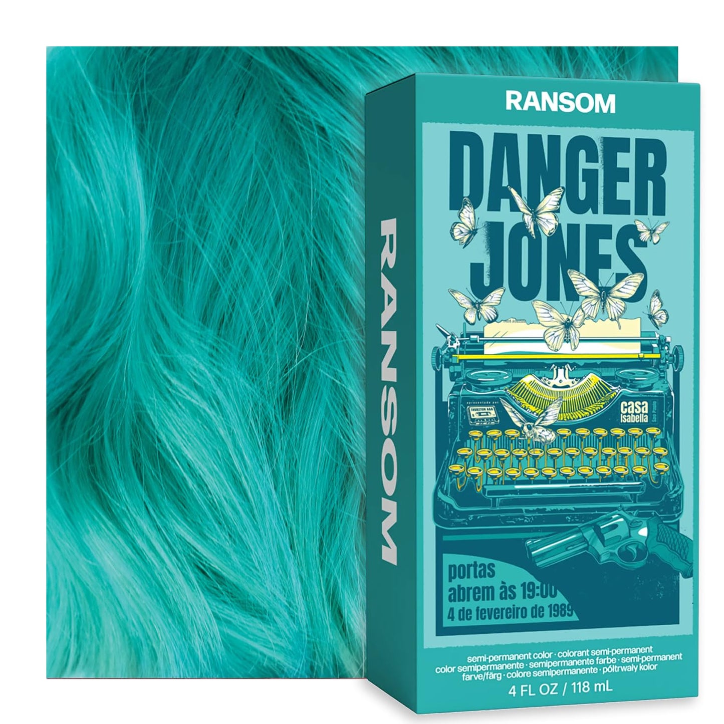 Adrenaline Neon Green Semi-Permanent Hair Color - Vibrant, Long-Lasting Formula