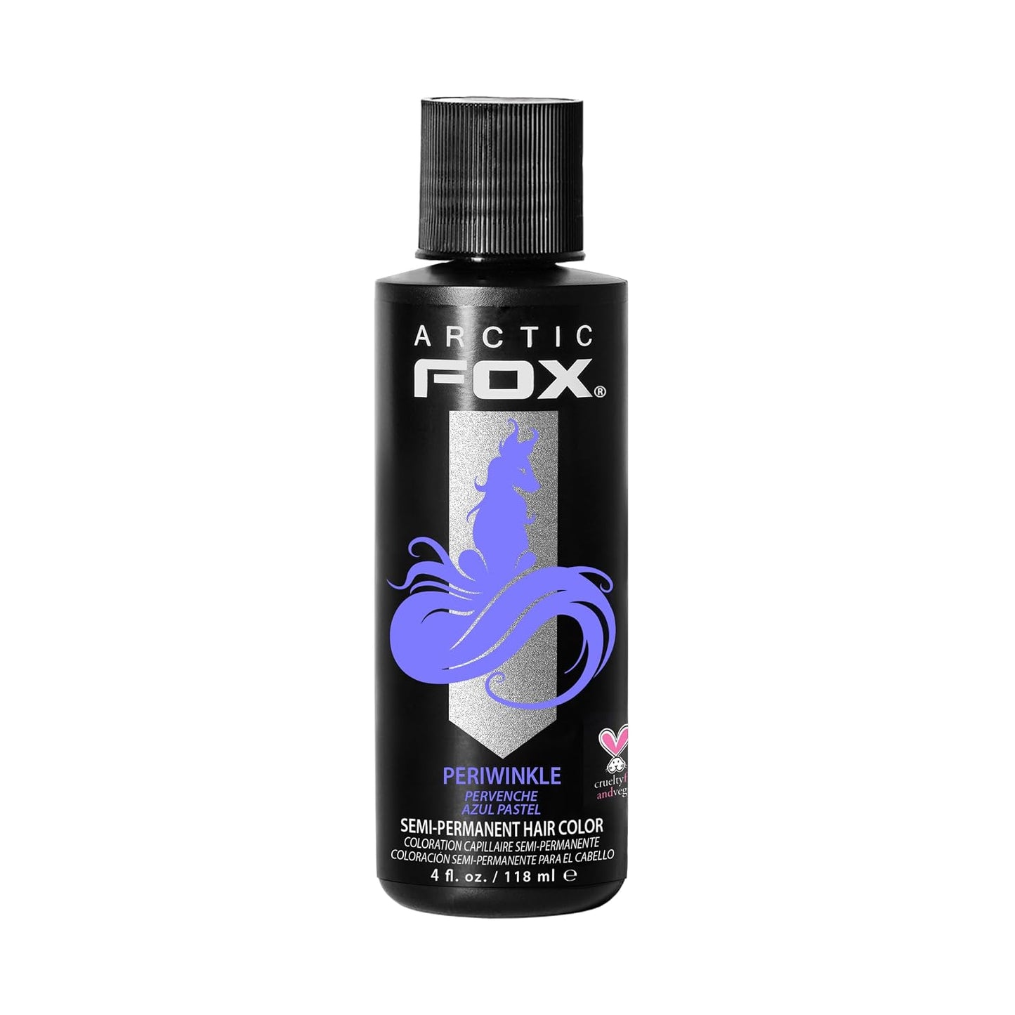 Arctic Fox Semi-Permanent Hair Dye - Vibrant Purple AF Color | Vegan, Ammonia-Free, 4 Fl Oz