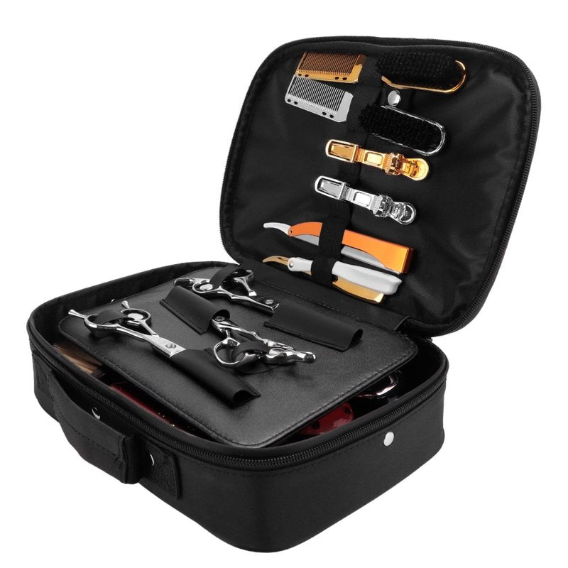 CRSUSUKJ Hard Travel Case for Hair Clippers, Hair Cutting Barber Supplies Organizer Bag, Hairdressing Tools Storage Carrying Case, Professional Hair Cutting Storage Organizer for Scissors