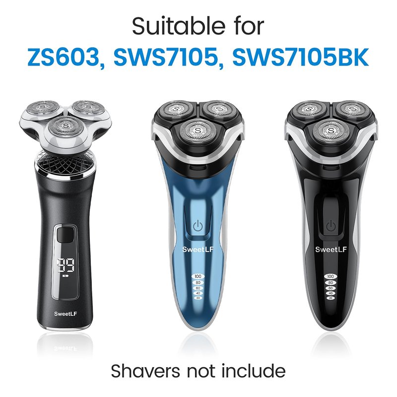 SweetLF Replacement Blade 303D 9A Suitable for Electric Shavers for Men, Model ZS603 or SWS7105