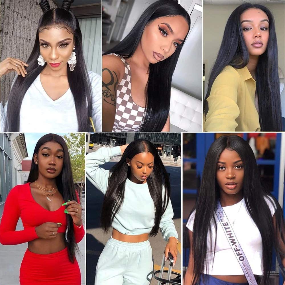 Straight Bundles Human Hair Black Human Hair Bundles Straight Black Bundle Unprocessed Virgin Bundle 150g 14 16 18 Inch