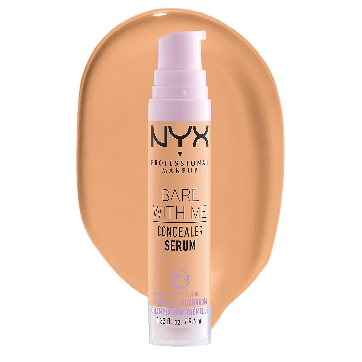NYX Bare With Me Concealer Serum - 24Hr Hydration Makeup for Flawless Skin | Light Shade