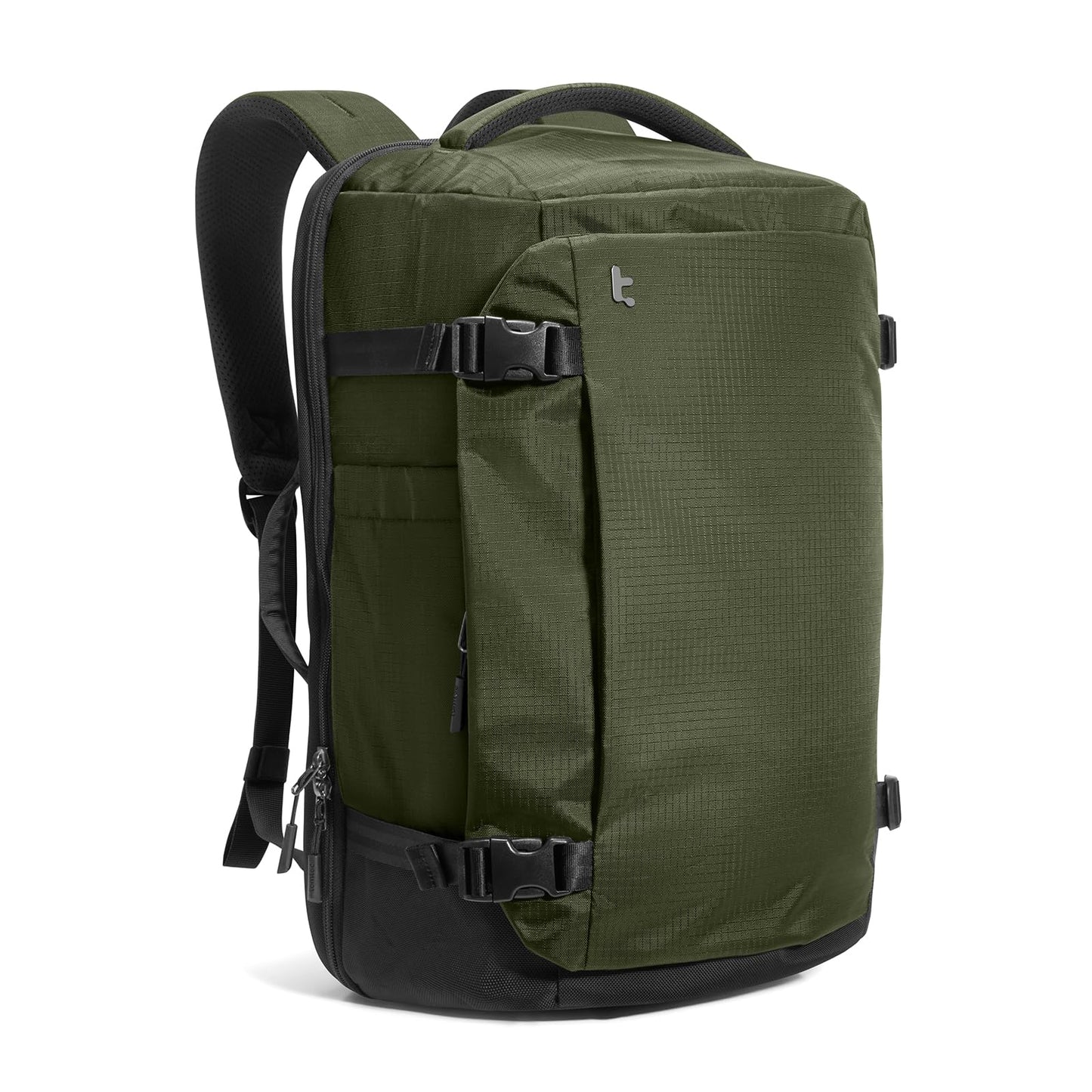 tomtoc Travel Backpack 40L, TSA Friendly Flight Approved Carry-on Luggage Hand Water-resistant Lightweight Business Rucksack, Durable Large Weekender Bag Daypack Fits 17.3 Inch Laptop