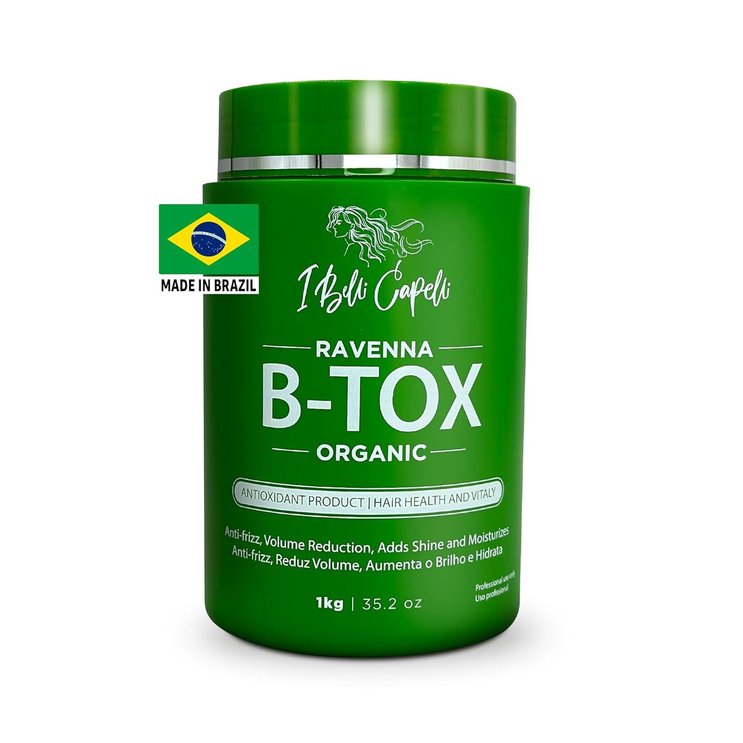 Professional Keratin Hair B-tox Treatment - Smoothing & Straightening System | 3x1L (105.8oz)