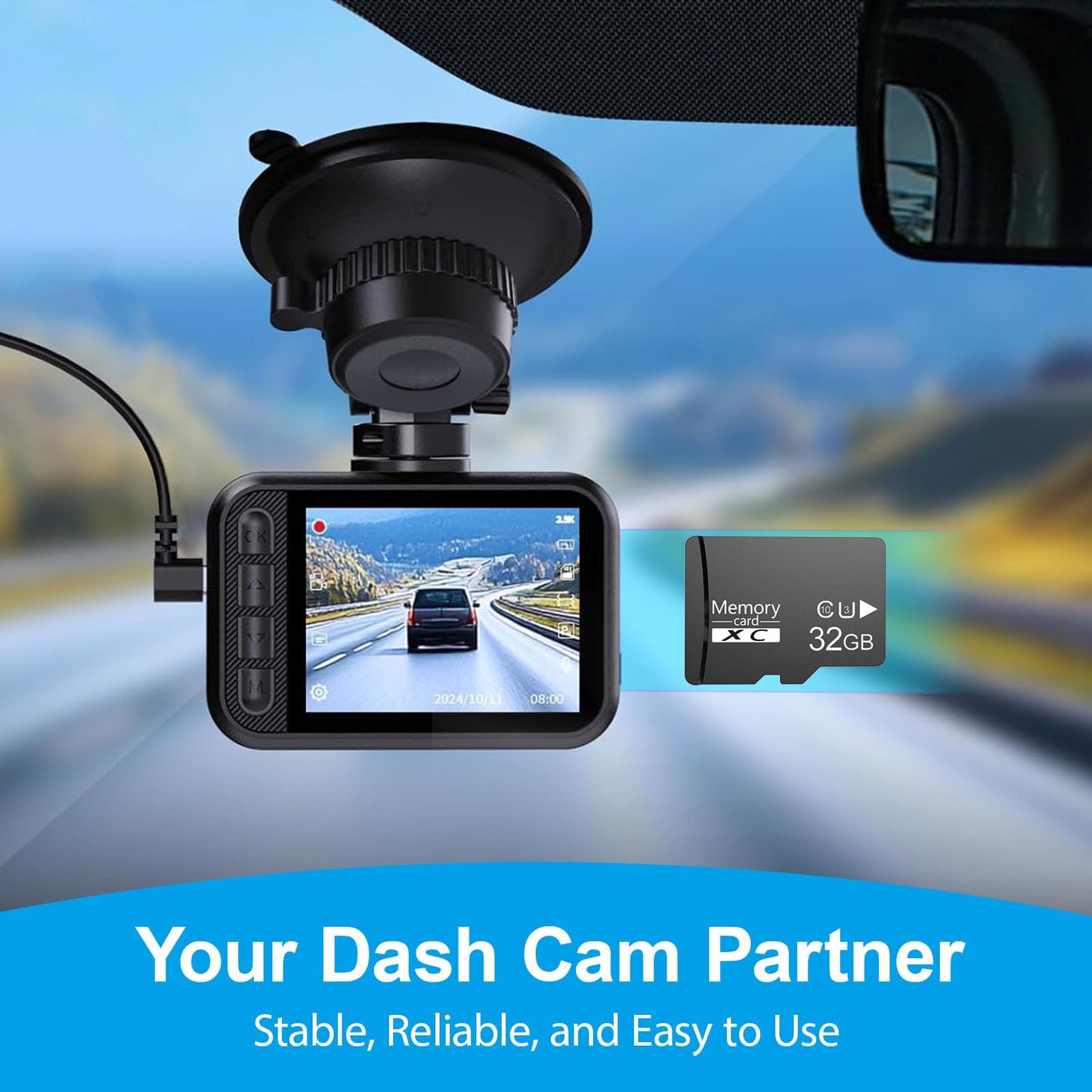 Micro SD Card 32GB SDHC V30 U3, Class 10 High Speed Memory Card for 4K Video Recording, Camera, Action Cam, Drone, Dash Cam