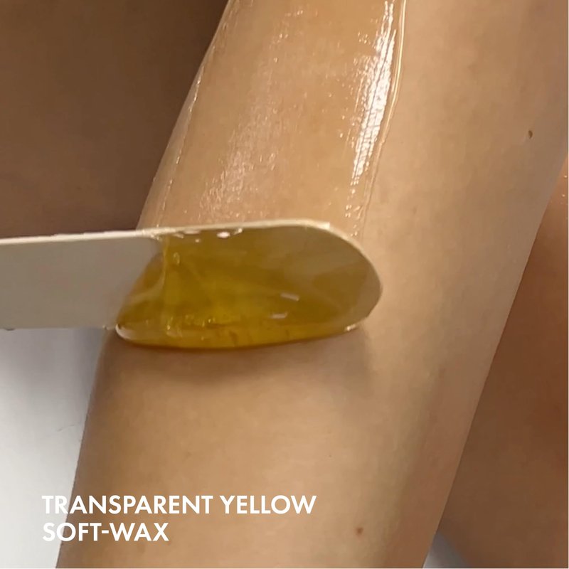 Italwax Flex Amber - 14oz (397 g) - Soft wax tin for hair removal - Uncented - Liposoluble syntetic formulation - Ideal for waxing all body area - Made in Italy