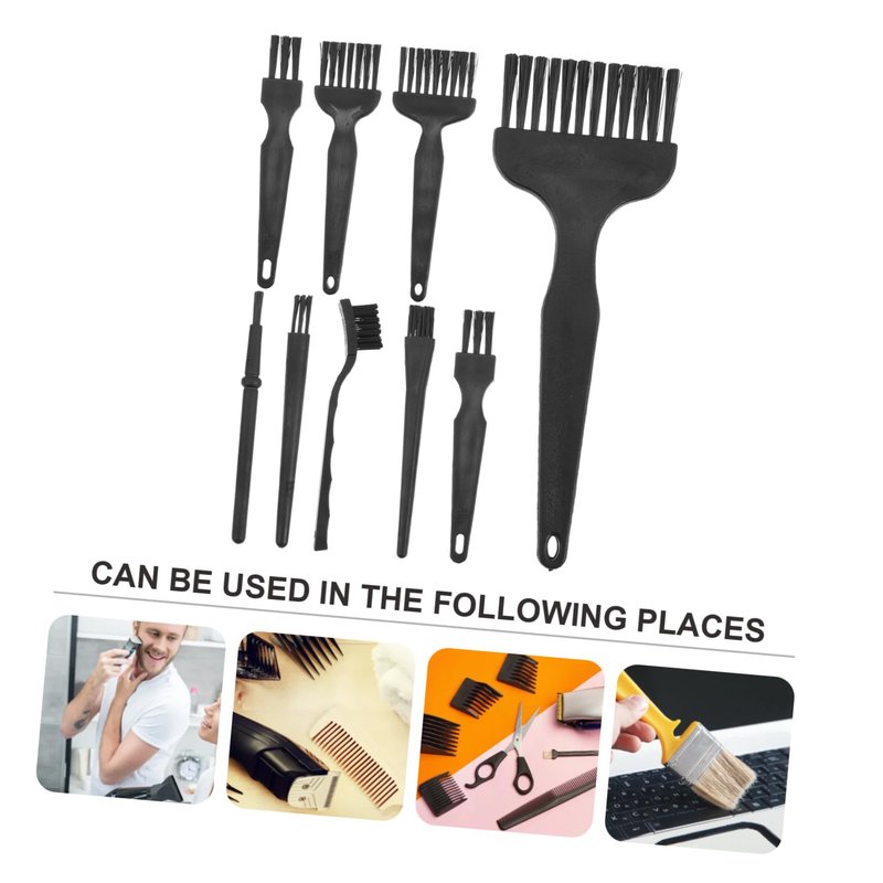 IWOWHERO 8Pcs Electric Shaver Razor Cleaning Brush Bristle Brush for Men Electric Shaver Soft Bristle Cleaning Tool