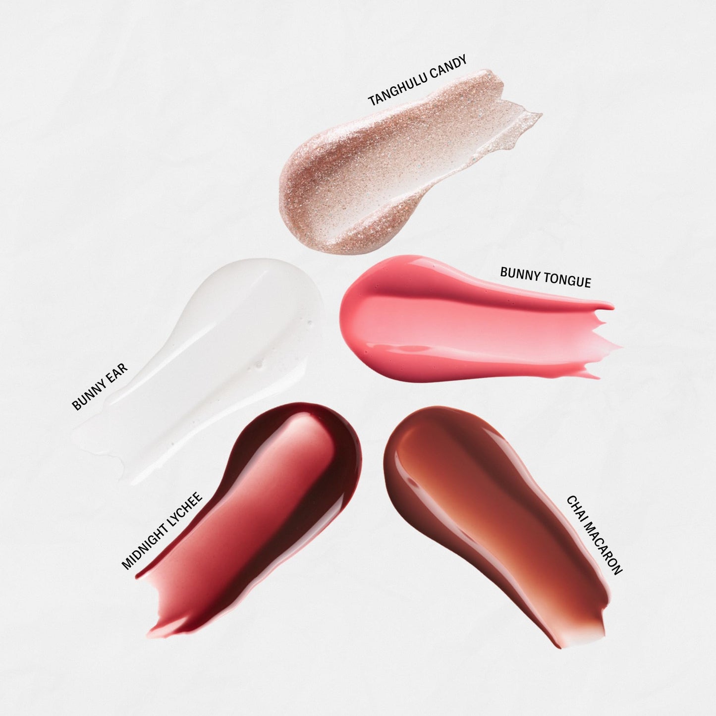 Sacheu Lip Elixir Hydrating Lip Gloss, High-Shine, Bunny Ear (Clear)