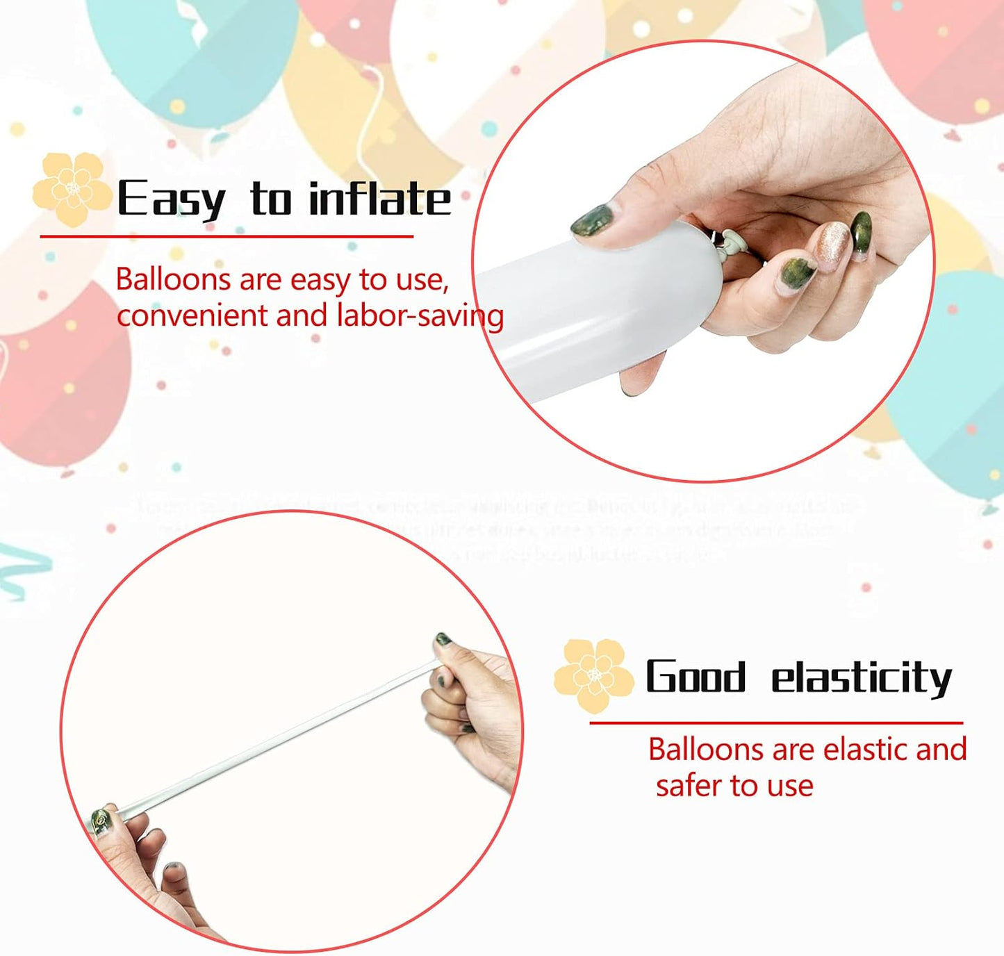 Clear 260 Balloons - Premium Long Skinny Latex Balloons for Animal Creations | 100 Pcs for Kids' Parties