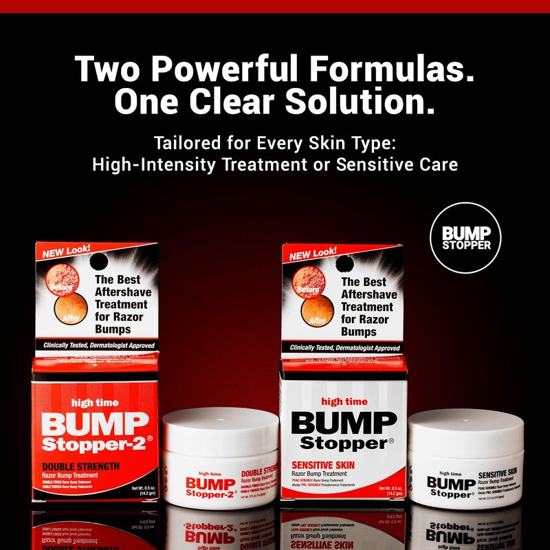 Bump Stopper-2 Razor Bump Treatment, Double Strength Formula - .5 oz (110004)