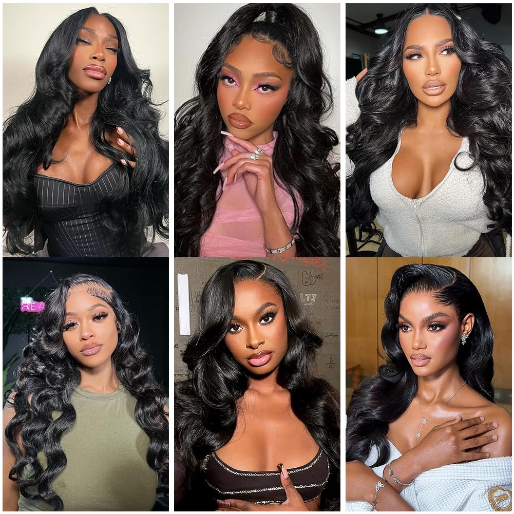 28 Inch Body Wave Bundles Human Hair Body Wave Bundle Unprocessed Brazilian Virgin Hair Extensions Bundles Black Bundle Human Hair
