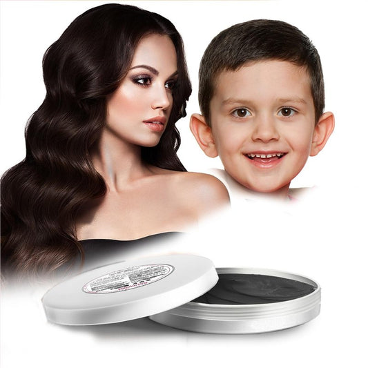 HaiolorPro Black Hair Color Wax Washable, Temporary Hair Color Dye for Kids, Natural Instant Color Wax Hairstyle Cream Hair Pomades for Women & Men Party Cosplay Halloween, Gifts for Teens
