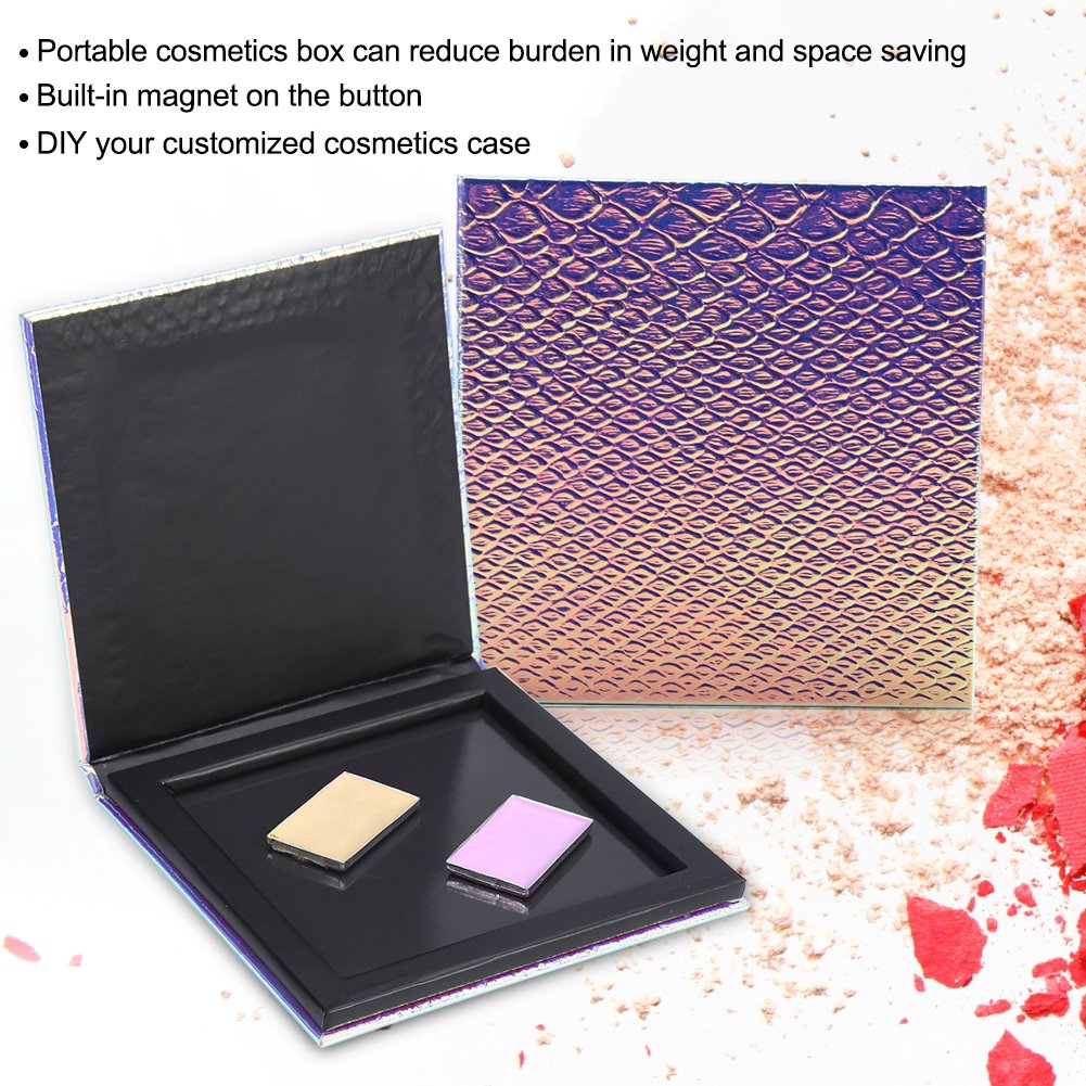 Semme Magnetic Makeup Palette Empty,Magnetic Cosmetics Palette, Change Colour Grident Eyeshadow Powder DIY Makeup Storage Box