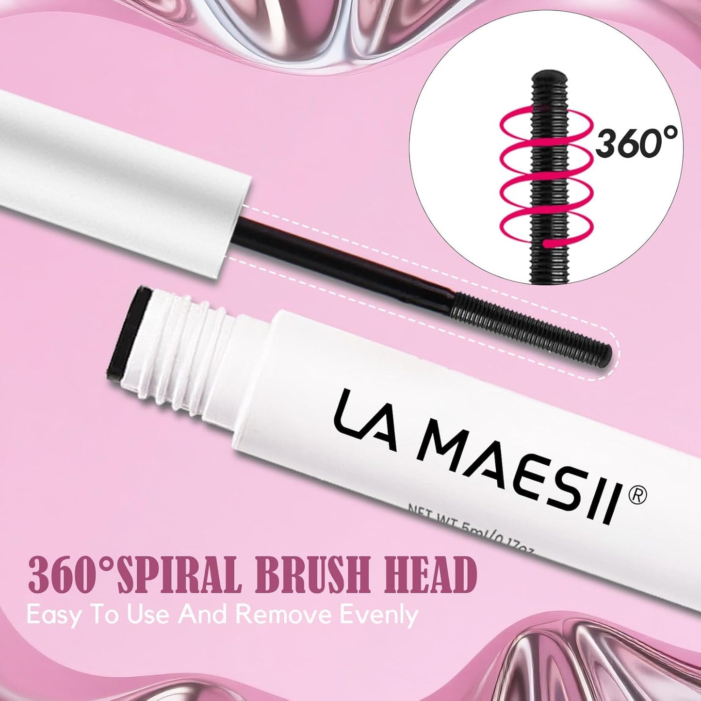 Lash Remover for Lash Clusters - Gentle Clear Formula for Sensitive Eyes | 5ML DIY Eyelash Extension Solution