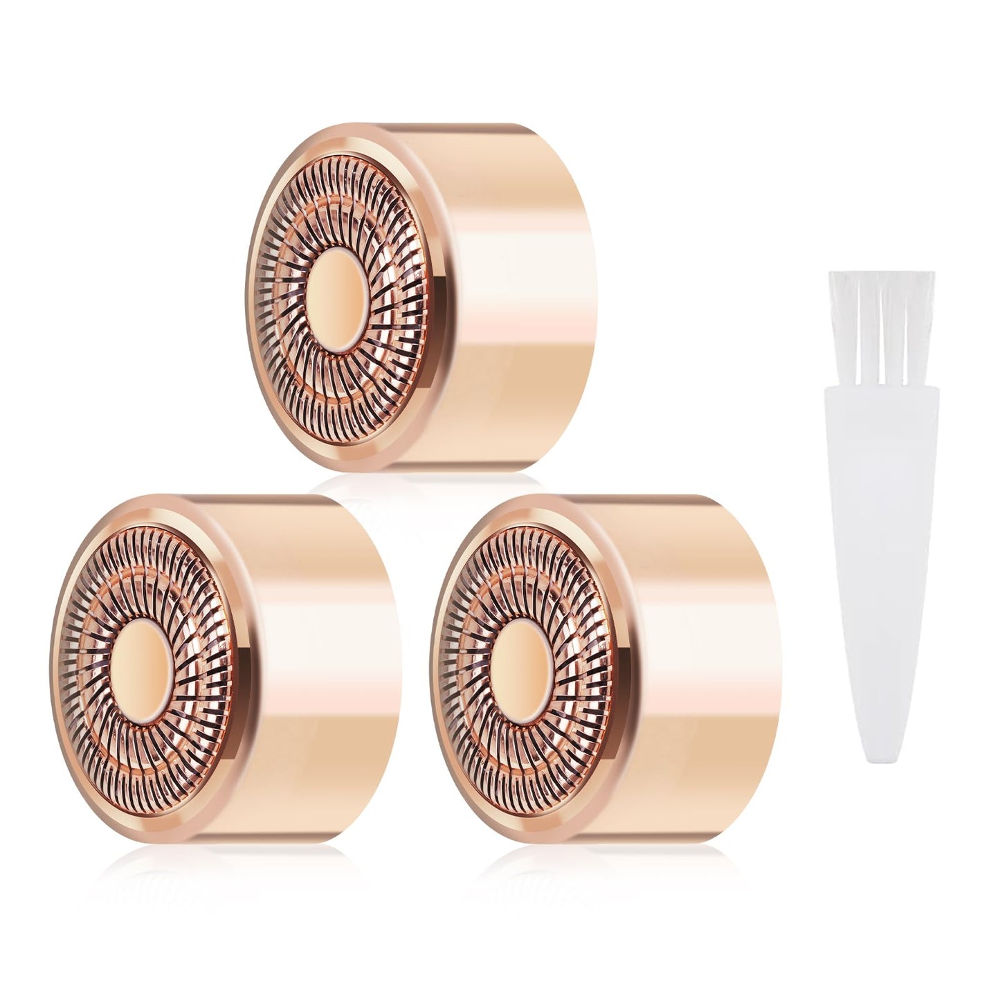 【Gen 3】Facial Hair Remover Replacement Heads for Flawless Replacement Heads Gen 3 Compatible with Finishing Touch Flawless Facial Hair Remover,New Upgraded Blades.(3-Gold B Version)