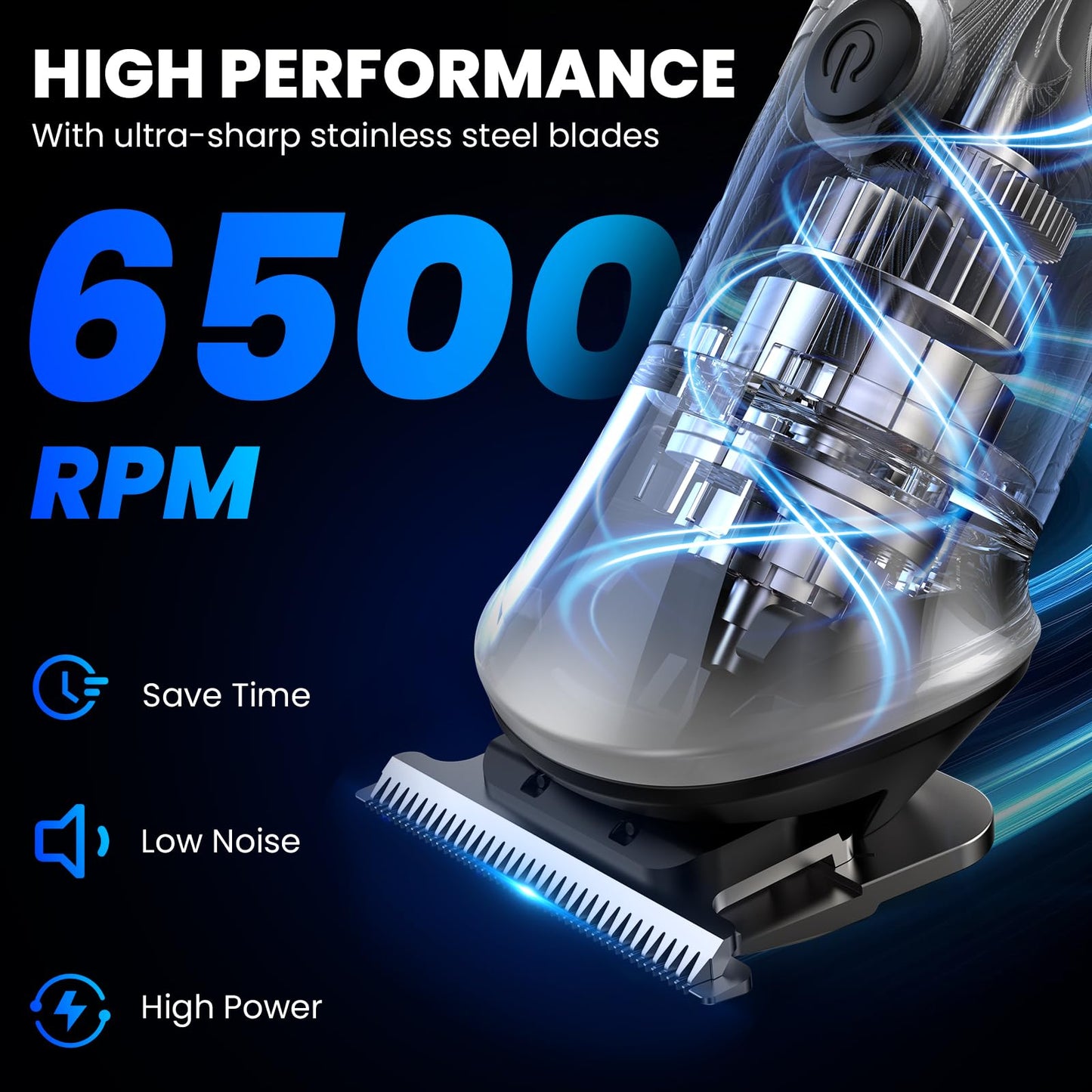 Ufree Beard Trimmer for Men, 7 in 1 Electric Shavers Razor, Cordless Hair Trimmer, Men's Grooming Kit for Body Hair, Nose, Face & Mustache, Birthday Gifts for Men, Husband Father