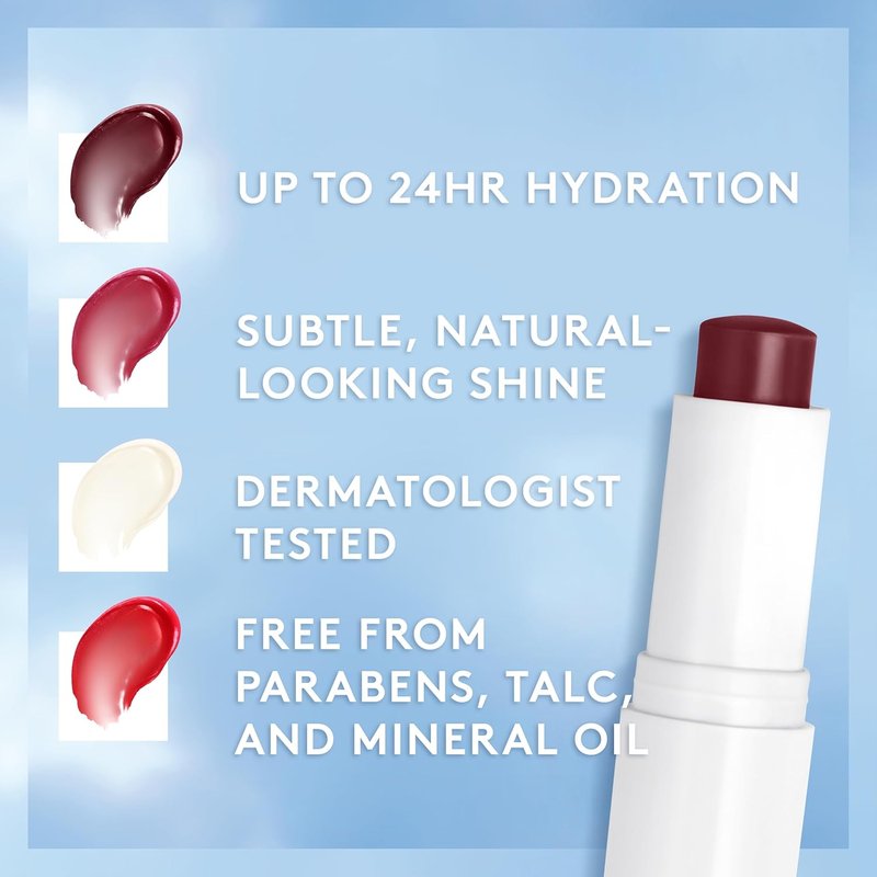 CoverGirl Clean Fresh Tinted Lip Balm - Vegan Hydrating Formula | Cherry-Ish, 1 Count