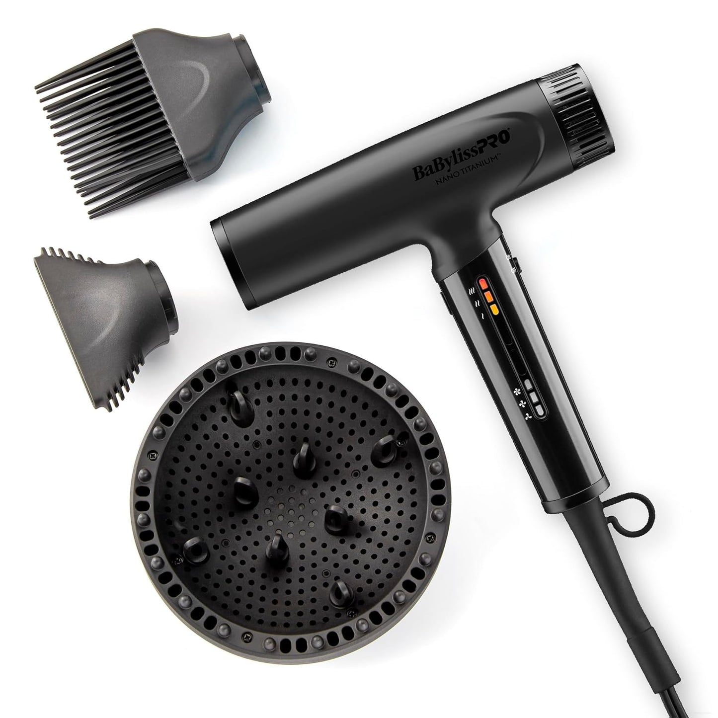 BaBylissPRO Hair Dryer - Nano Titanium Ionic Dual-Voltage | Lightweight & Compact Design
