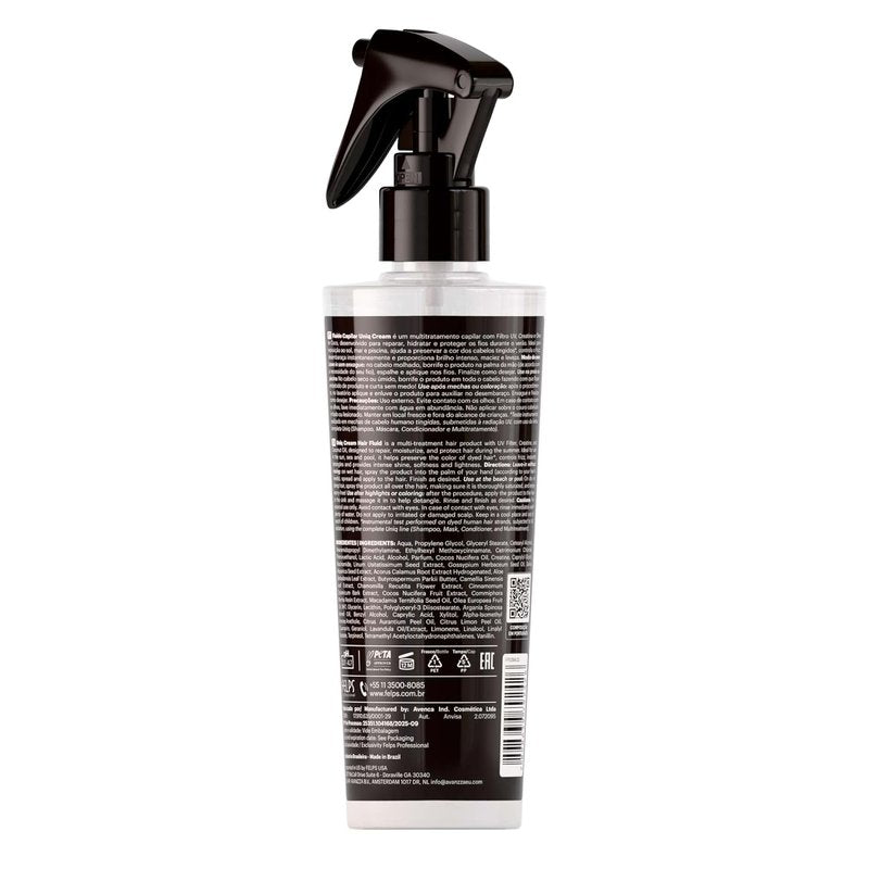 Felps Brazilian Keratin Leave-In Treatment - 9-in-1 Formula for Damaged Hair | Controls Frizz, Hydrates & Adds Shine