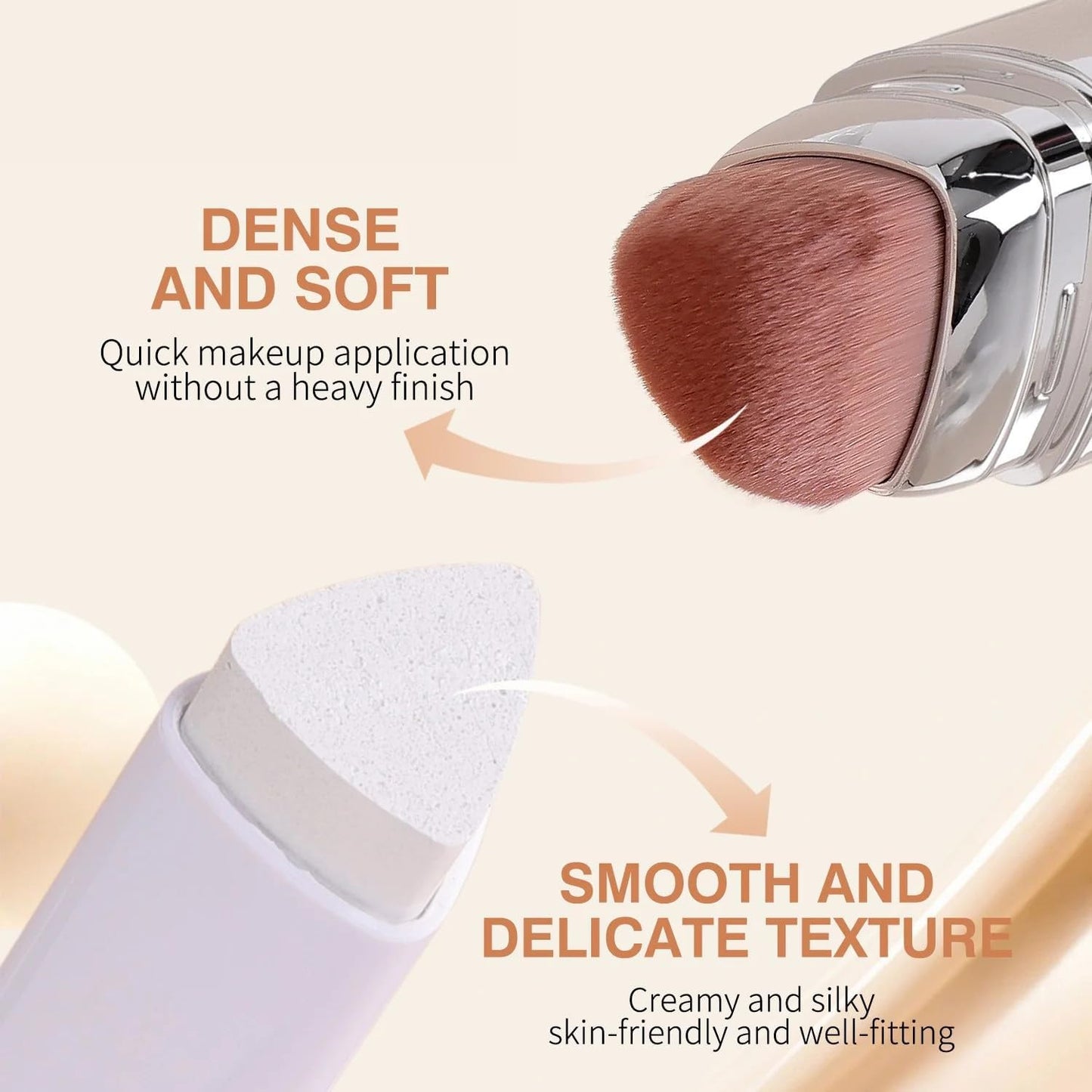 Glo7 Foundation Stick - Duotone Color Changing Makeup | Hydrating, Pore Blurring, Lightweight, Long Lasting - 01# Ivory