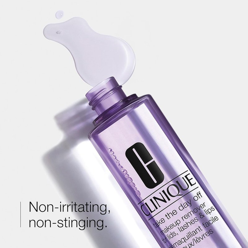 Clinique Take The Day Off Makeup Remover - Oil-Free, Non-Irritating Formula for Lids, Lashes & Lips | All Skin Types