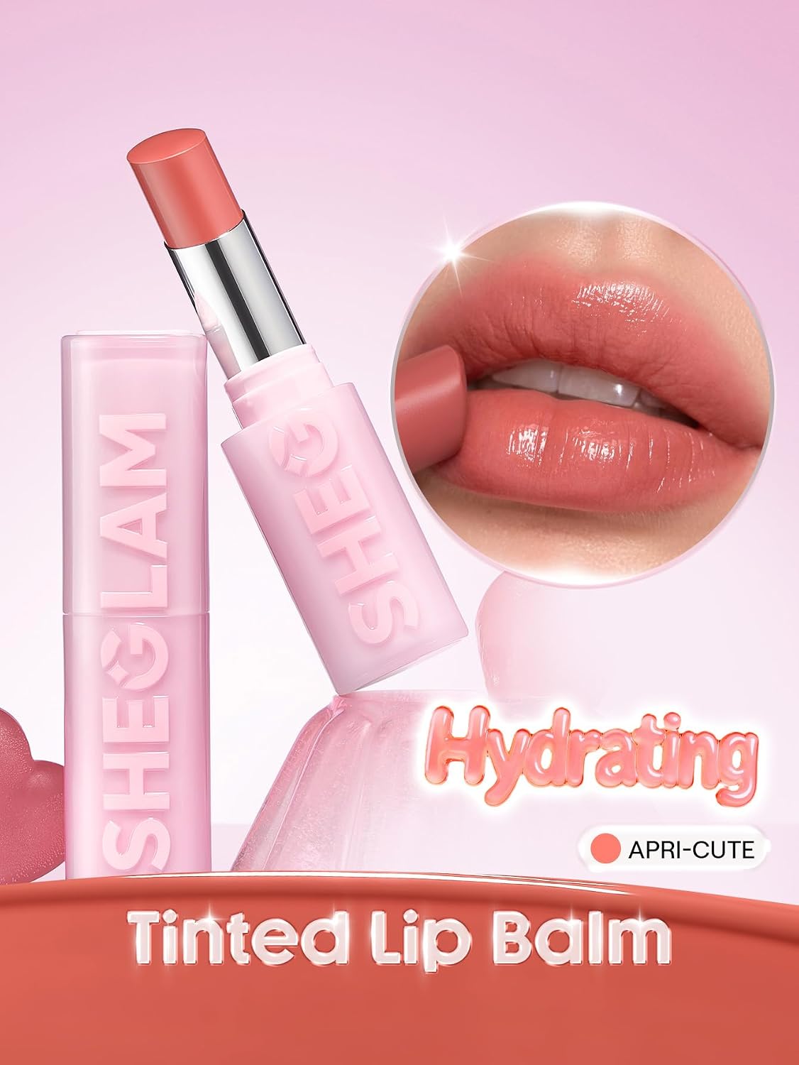 Silk Slip Lip Oil Balm - Hydrating Apricot Tint for Soft Lips | 0.15 oz