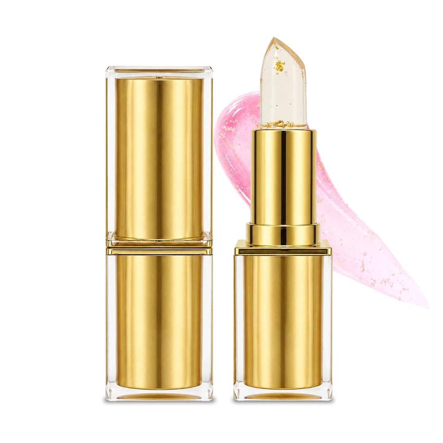 pH Color Changing Lipstick - 2 Pack pH Reactive Lip Tint with Glossy Finish | Personalized Pink Shade for Daily Makeup